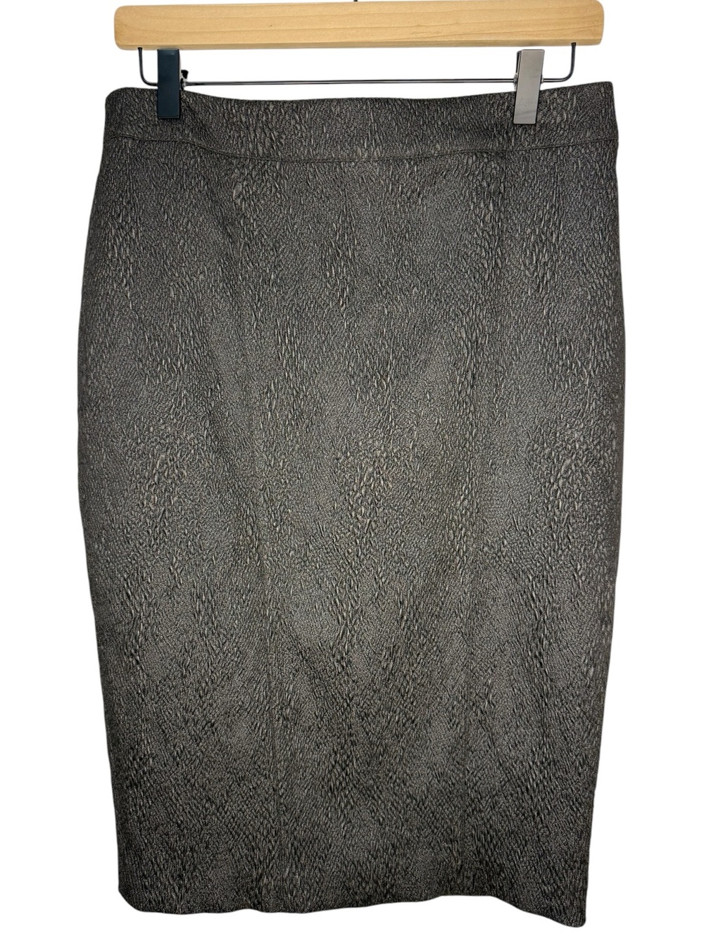 Iris Setlakwe Textured Black Pencil Skirt Size 8